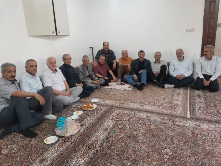 عیادت جمعی از نام آوران و پیشکسوتان از محمود جهانی فوتبالیست ارزنده دهه۵۰ کردستان