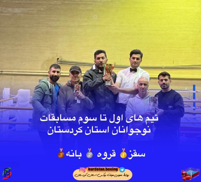 پایان مسابقات بوکس نوجوانان استان با قهرمانی سقز