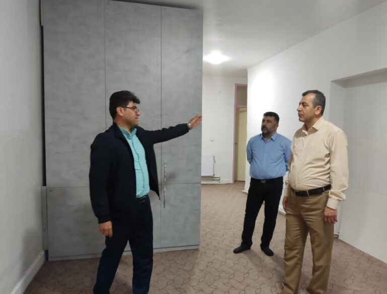 بازدید مدیر کل ورزش و جوانان استان از پروژه بازسازی شده سرای ورزشکاران شهرستان بانه