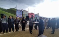حضور مدیرکل ورزش و جوانان استان کردستان در فینال رقابت‌های فوتبال روستایی منطقه کوماسی به میزبانی روستای «شاهیدر»