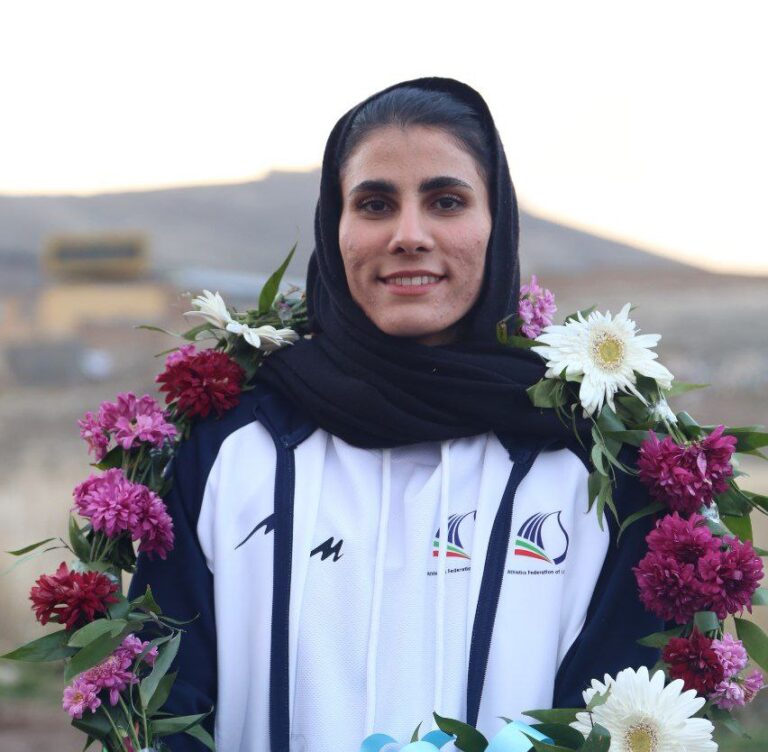 بانوی کردستانی صاحب مدال طلای دوومیدانی غرب آسیا شد