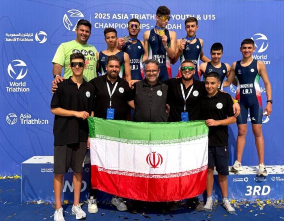 تیم ملی ترای اتلون نوجوانان ایران با هدایت مربی کردستانی قهرمان آسیا شد