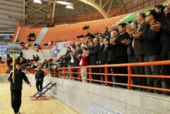  برگزاری آیین افتتاحیه رقابت های کونگ‌فوی قهرمانی کشور در سنندج