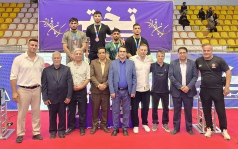 مدال برنز کشتی گیر کردستانی در رقابت های کشتی فرنگی جام تختی