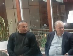 جلسه مهدی تاج با رییس هیات فوتبال کردستان